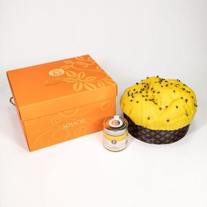 Panettone all'Arancia con Crema spalmabile